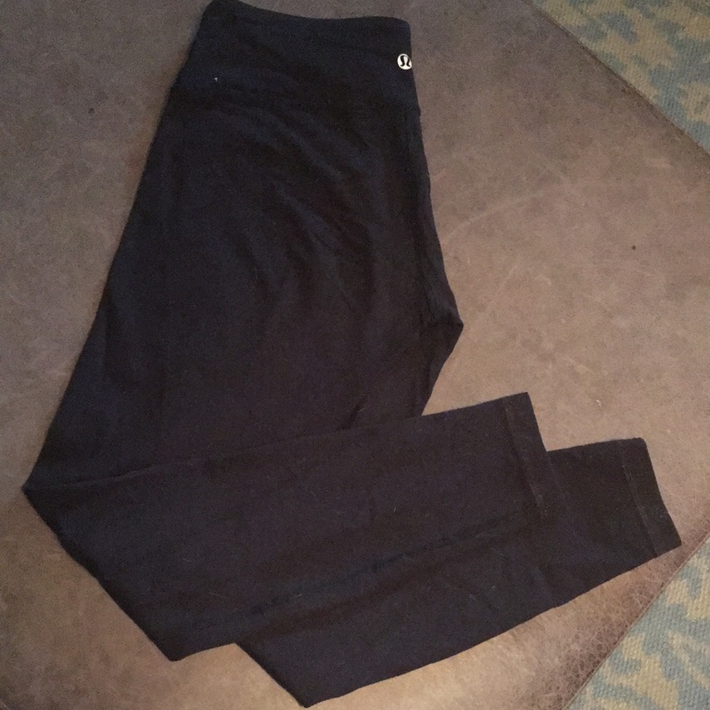 Lululemon Wunder Under Pant Black sz 6